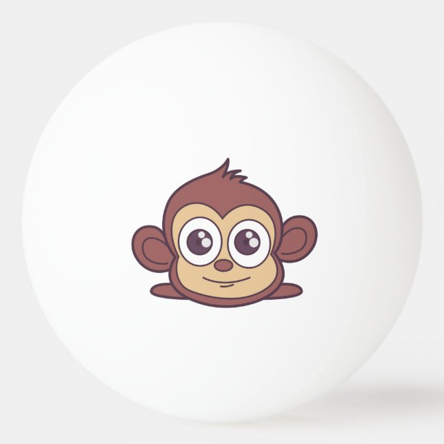 Pelota De Ping Pong Cíclica de mono (Reverso)