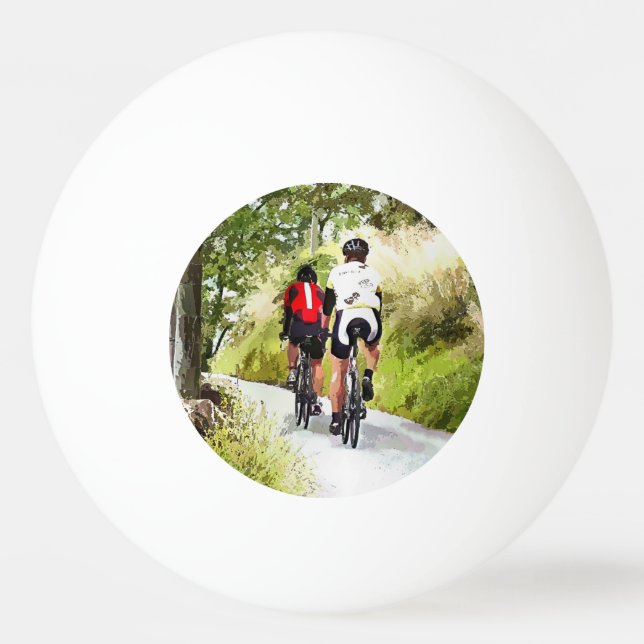 PELOTA DE PING PONG CICLISMO (Anverso)