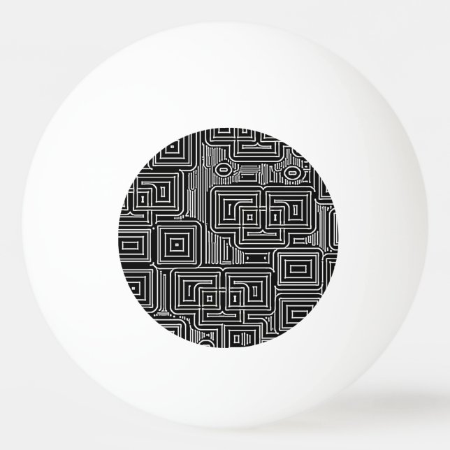 Pelota De Ping Pong Circuito Maze (Anverso)
