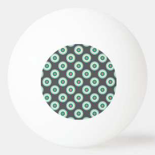 Pelota De Ping Pong Círculos de combinación grises de Shirley Taylor