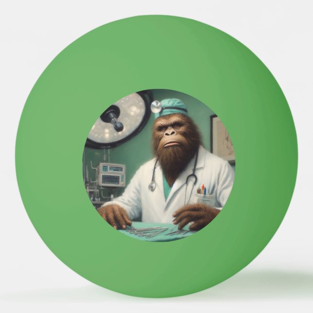 Pelota De Ping Pong Cirujano de Bigfoot (Anverso)