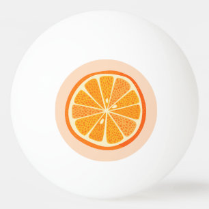 Pelota De Ping Pong Citrus Naranja Fun Fruit