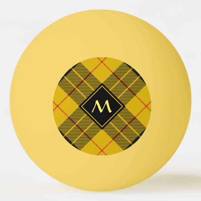 Pelota De Ping Pong Clan Macleod de Lewis Tartán (Anverso)