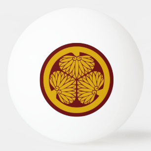 Pelota De Ping Pong Clan Tokugawa Escudo (Kamon) Ping Pong Ball