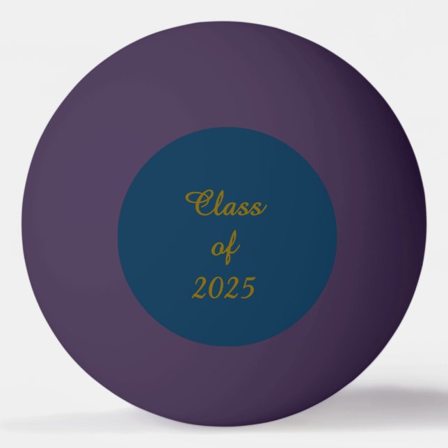 Pelota De Ping Pong Clase de 2025 (Anverso)