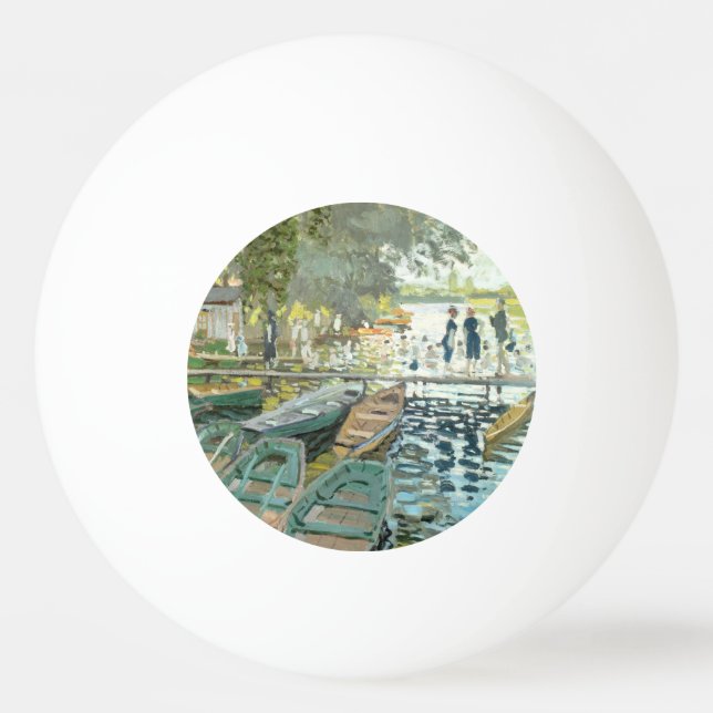 Pelota De Ping Pong Claude Monet. Bathers of La Grenouillère (Anverso)