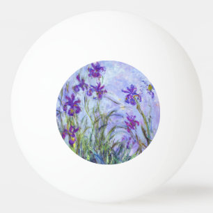 Pelota De Ping Pong Claude Monet - Lilac Irises / Iris Mauves