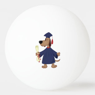 Pelota De Ping Pong Clíparte de perros graduados