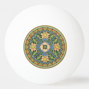 Pelota De Ping Pong Cloisonne China Patter Asia Oriental