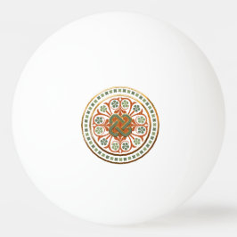 Pelota De Ping Pong Clover Mandala