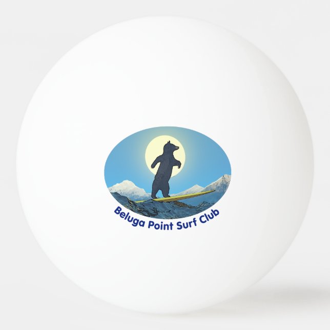Pelota De Ping Pong Club de Surf Beluga Point (Anverso)