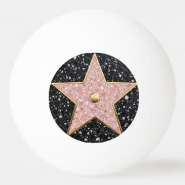 Pelota De Ping Pong Coaster de la Plaza del Paseo de la Fama de Hollyw
