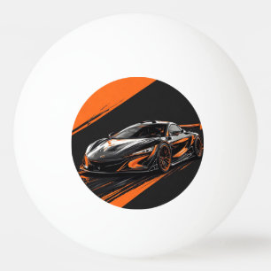 Pelota De Ping Pong Coche deportivo estilizado