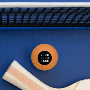 Pelota De Ping Pong Código QR negro elegante y elegante