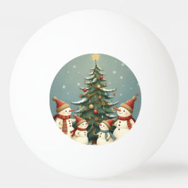 Pelota De Ping Pong Colección festiva de Navidades familiares de Snowm