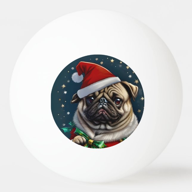 Pelota De Ping Pong Colección Puggy Claus (Anverso)