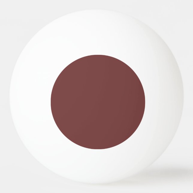 Pelota De Ping Pong Color de tendencia - Mahogany Brown Ping Pong Ball (Anverso)