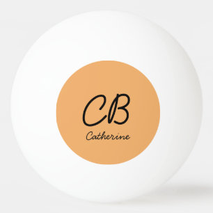 Pelota De Ping Pong Color de tendencia Naranja suave Nombre Ping Pong 
