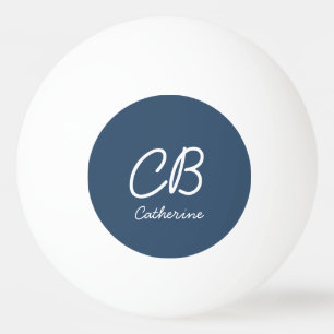 Pelota De Ping Pong Color de tendencia Nombre azul serio Ping Pong Bal
