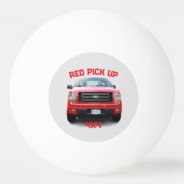 PELOTA DE PING PONG COLOR ROJO