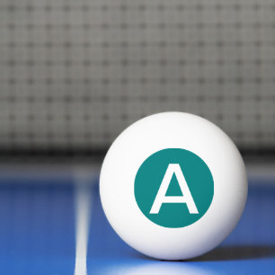 Pelota De Ping Pong Color sólido verde azulado