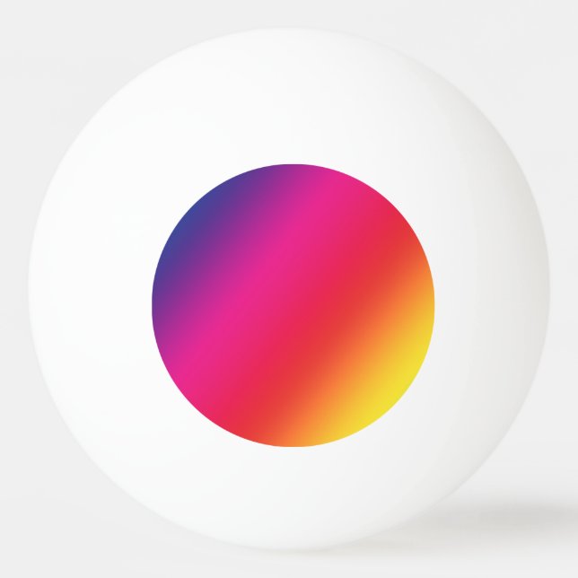Pelota De Ping Pong Colores arcoiris Ping Pong Ball (Anverso)