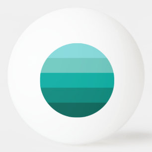 Pelota De Ping Pong Colores verdes a rayas