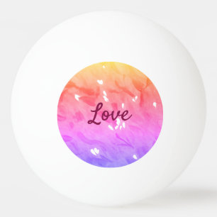 Pelota De Ping Pong Colorido arcoiris amor orgullo lgbtq patrón gay te