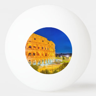 Pelota De Ping Pong Colosseo Roma Italia