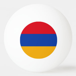 Pelota de Ping Pong con Bandera Armenia Patriótica