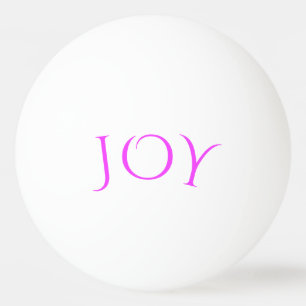 Pelota De Ping Pong Con Joy Textual Ping Pong Ball - Personalizable