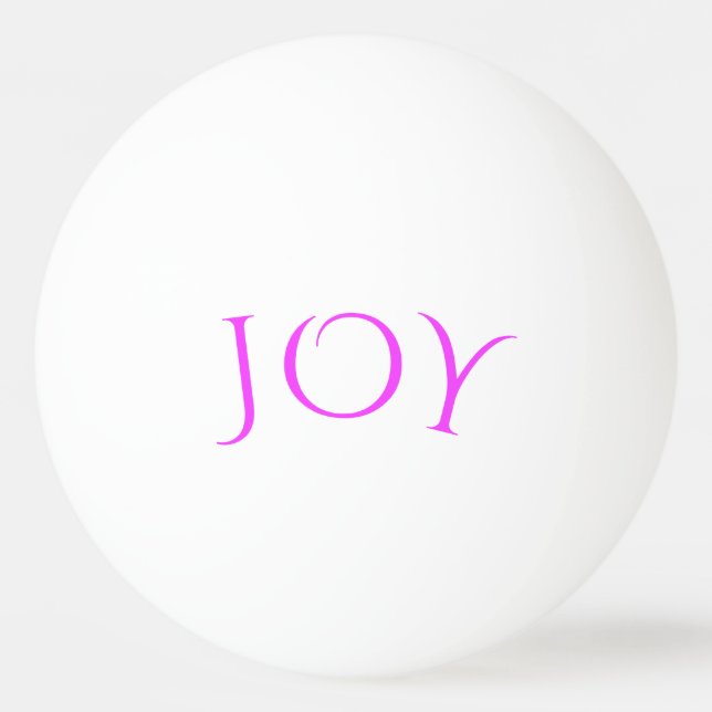 Pelota De Ping Pong Con Joy Textual Ping Pong Ball - Personalizable (Anverso)