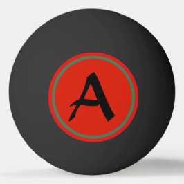 PELOTA DE PING PONG CON MONOGRAMA PERSONALIZADA