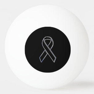 Pelota De Ping Pong Conciencia de la cinta negra de estilo cromado en