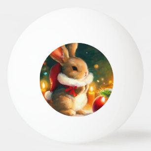 Pelota De Ping Pong Conejo de navidades (1)
