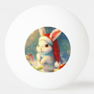 Pelota De Ping Pong Conejo de navidades (2)