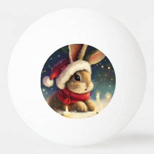 Pelota De Ping Pong Conejo de navidades (4)