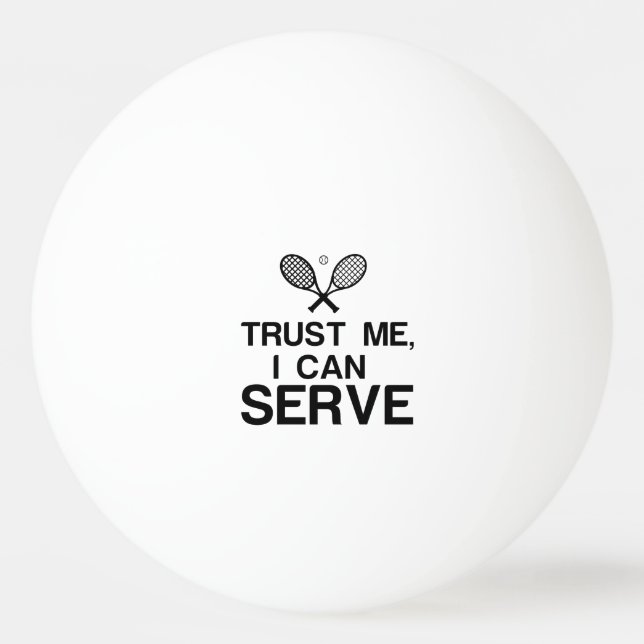PELOTA DE PING PONG CONFIAR EN MÍ, PUEDO SERVIR (Anverso)
