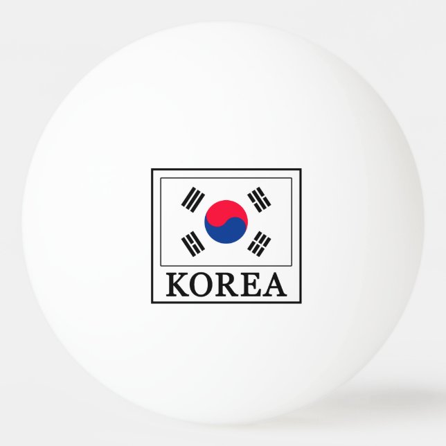 Pelota De Ping Pong Corea (Anverso)