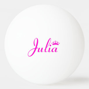 Pelota De Ping Pong Corona de la Princesa