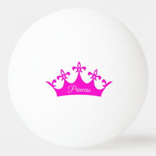 Pelota De Ping Pong Corona de Princesa