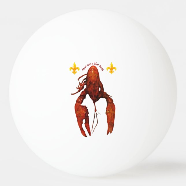 Pelota De Ping Pong Crawfish Pong Ball (Anverso)