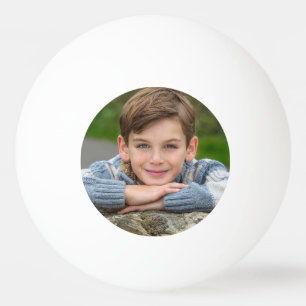 Pelota De Ping Pong Crea la foto de tu hijo personalizada doble cara