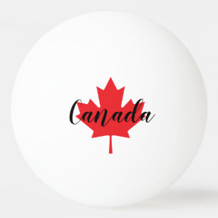 Pelota De Ping Pong Crea tu propia hoja de arce rojo de Canadá persona