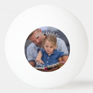 Pelota De Ping Pong Crea tu propia imagen personalizada de foto texto 