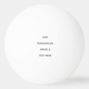 Pelota De Ping Pong Crea tu propio blanco 