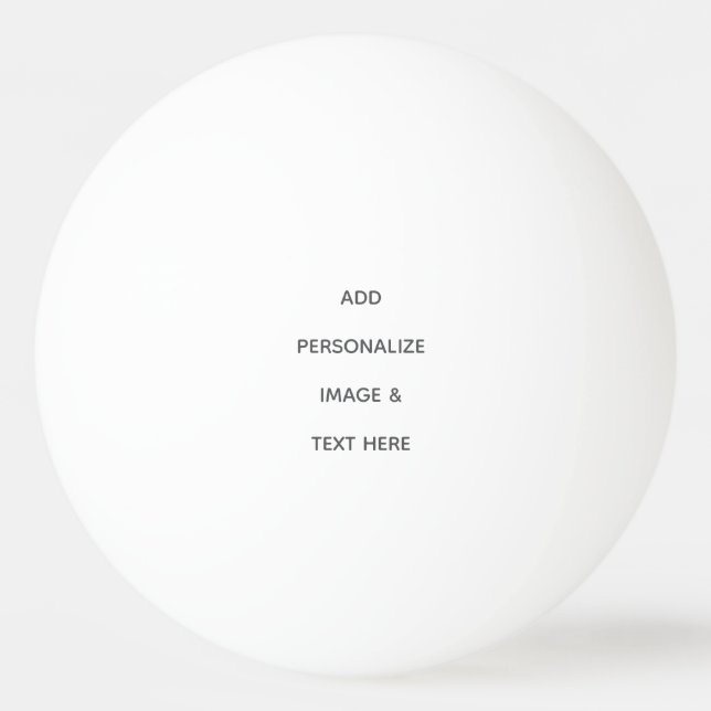 Pelota De Ping Pong Crea tu propio blanco  (Anverso)