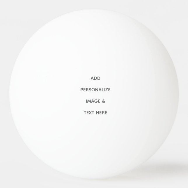 Pelota De Ping Pong Crea tu propio blanco  (Anverso)