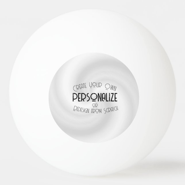 Pelota De Ping Pong Crear su propio diseño personalizado (Anverso)