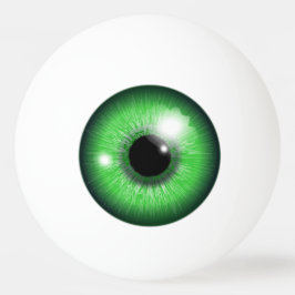 Pelota De Ping Pong Creepe Green Eyeball Iris Funny Table Tennis Ball